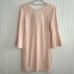 Sandro Paris Pink Bell Sleeve Dress